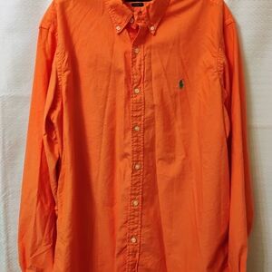 Ralph Lauren Orange Casual Button Down Shirt